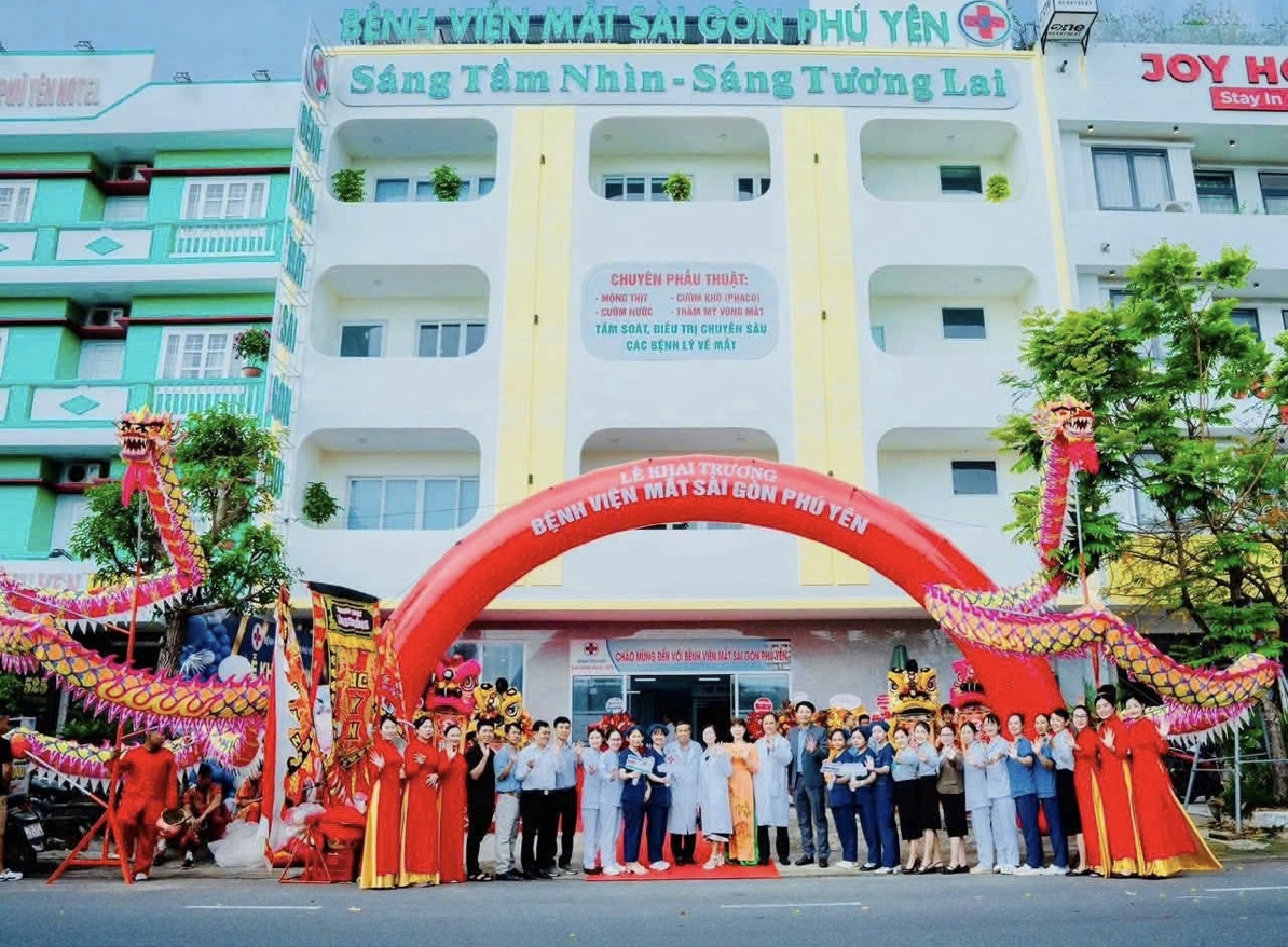 Tân Kiến An hân hạnh là tổng thầu thi công toàn phần công trình Bệnh viện Mắt Sài Gòn Phú Yên