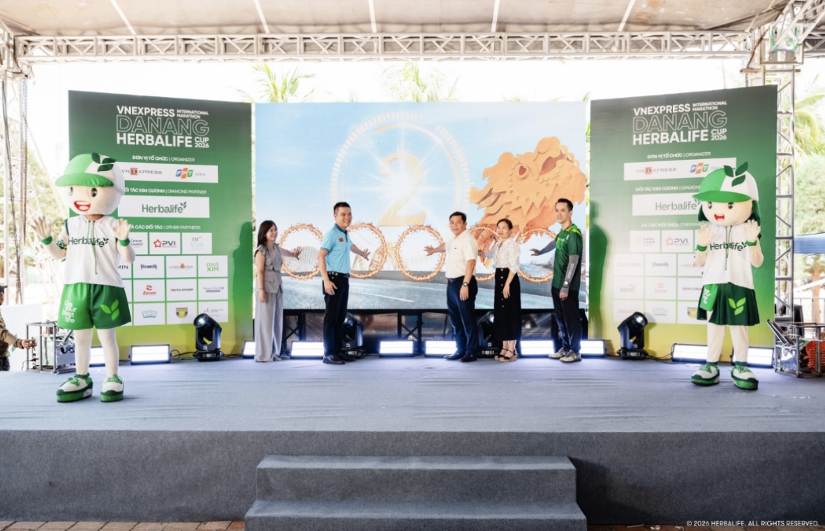 Herbalife Việt Nam khuyến khích lối sống năng động lành mạnh tại VnExpress Đà NẵngInternational Marathon Herbalife Cup 2026