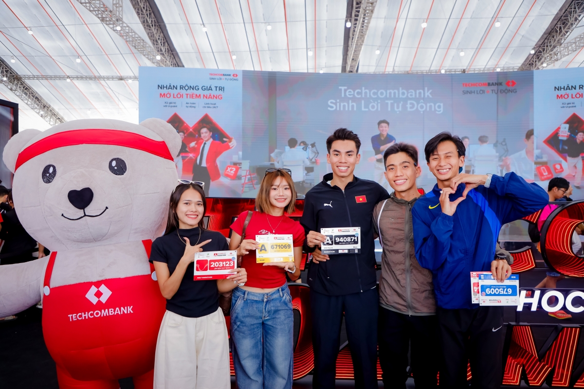 Khai mạc Giải Marathon Quốc tế TP.HCM Techcombank mùa 8: Lan tỏa tinh thần vượt trội của siêu đô thị tương lai