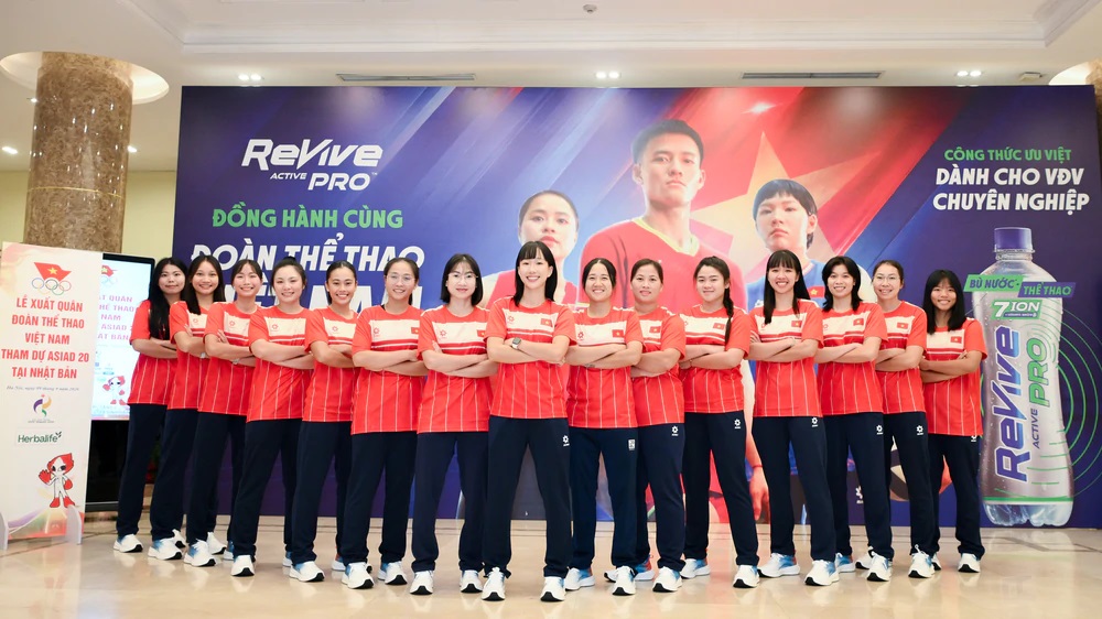 Revive tiếp sức Đoàn Thể thao Việt Nam trên hành trình chinh phục ASIAD 20