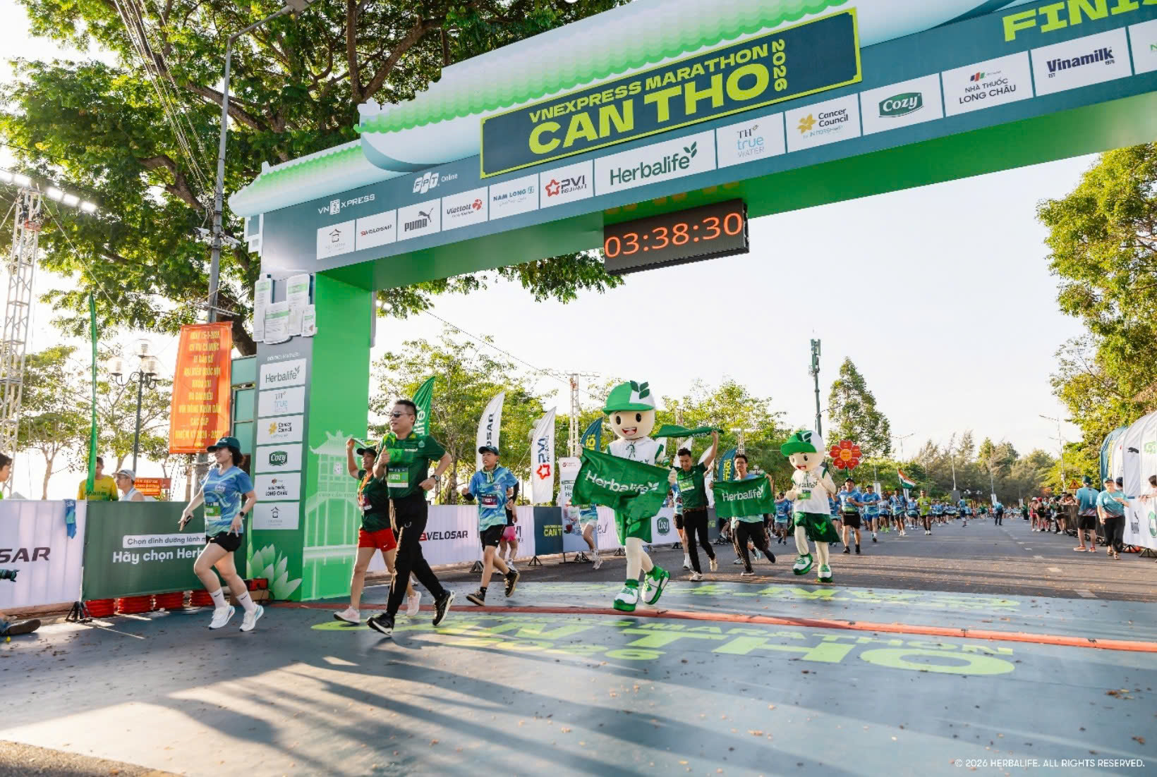 Herbalife Việt Nam tiếp tục đồng hành cùng Giải chạy VnExpress Marathon tại Thành phố Cần Thơ